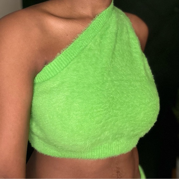 Savage X fenty Fuzzy Green two piece 1X - Picture 4 of 4